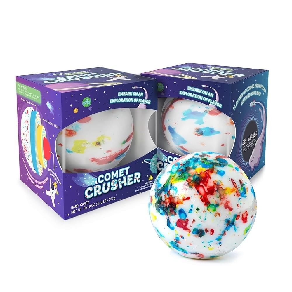 Bayside Candy Comet Crusher Jawbreaker – Multilayer Hard with 1.6 LBs