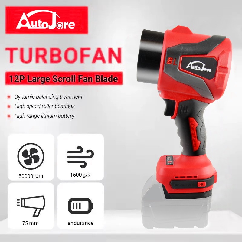 Cordless 2-in-1 Leaf Blower Handle Electric Blower for Milwaukee 18V Battery New