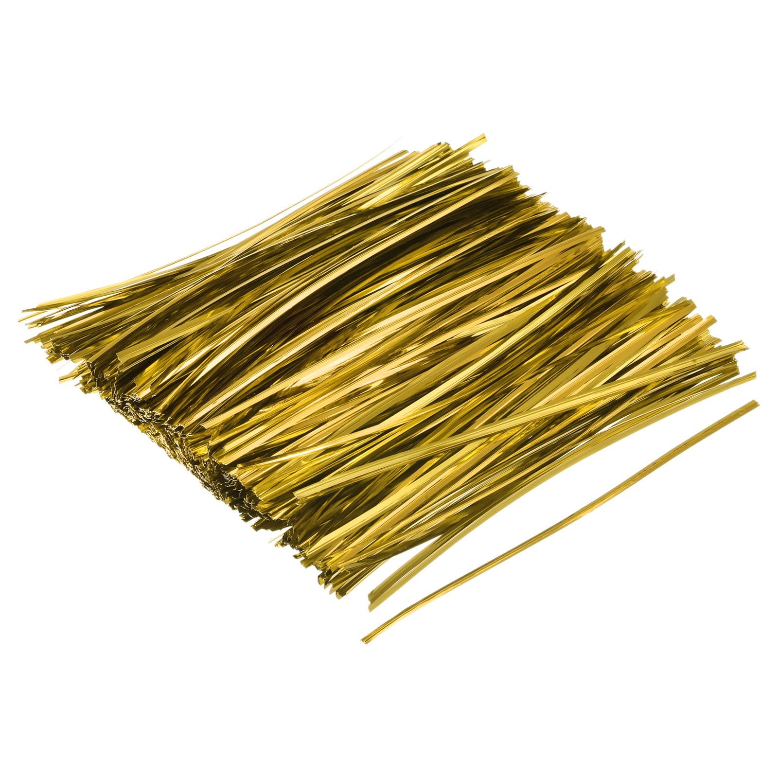 Foil Twist Ties 7″ Metallic Plastic Closure for Bread, Candy, Gifts 750 Pack