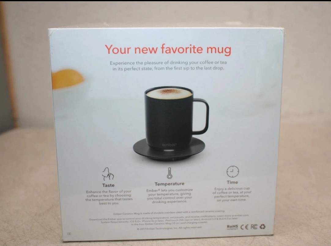 Ember 10 oz. Temperature Control Smart Mug – Black New