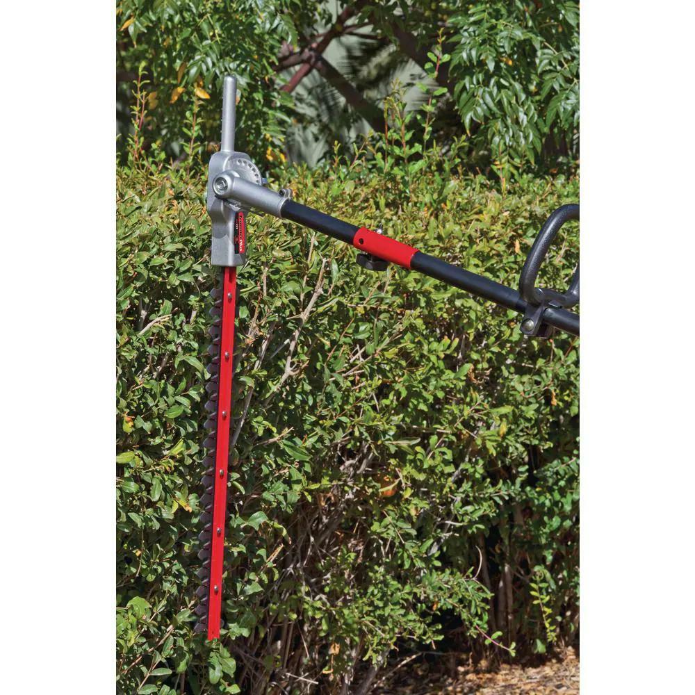 Universal 22 in. Articulating Hedge Trimmer String Trimmer Attachment
