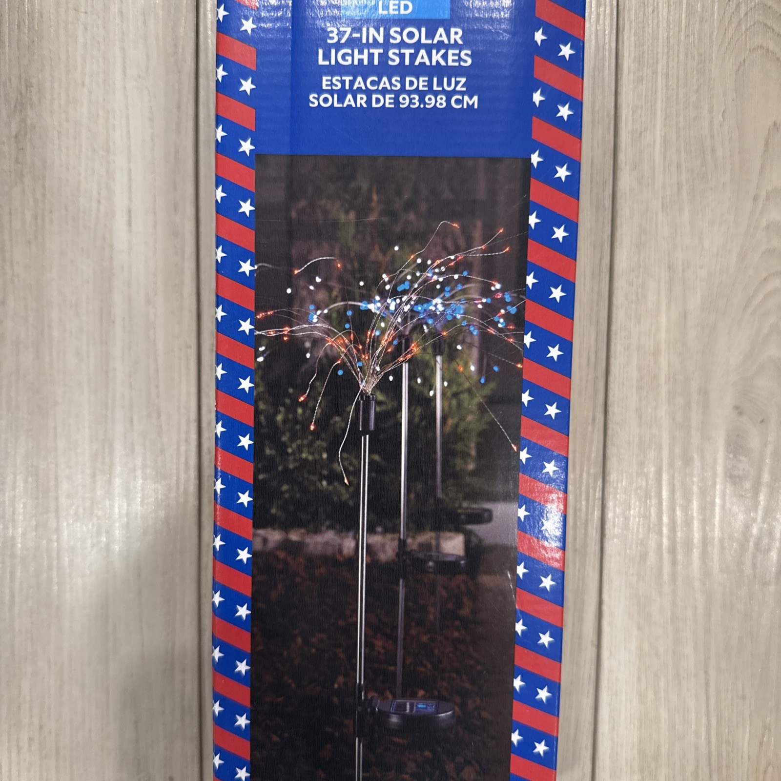 Holiday Living 37-in Solar LED Firework Pathway Markers 3-Pack