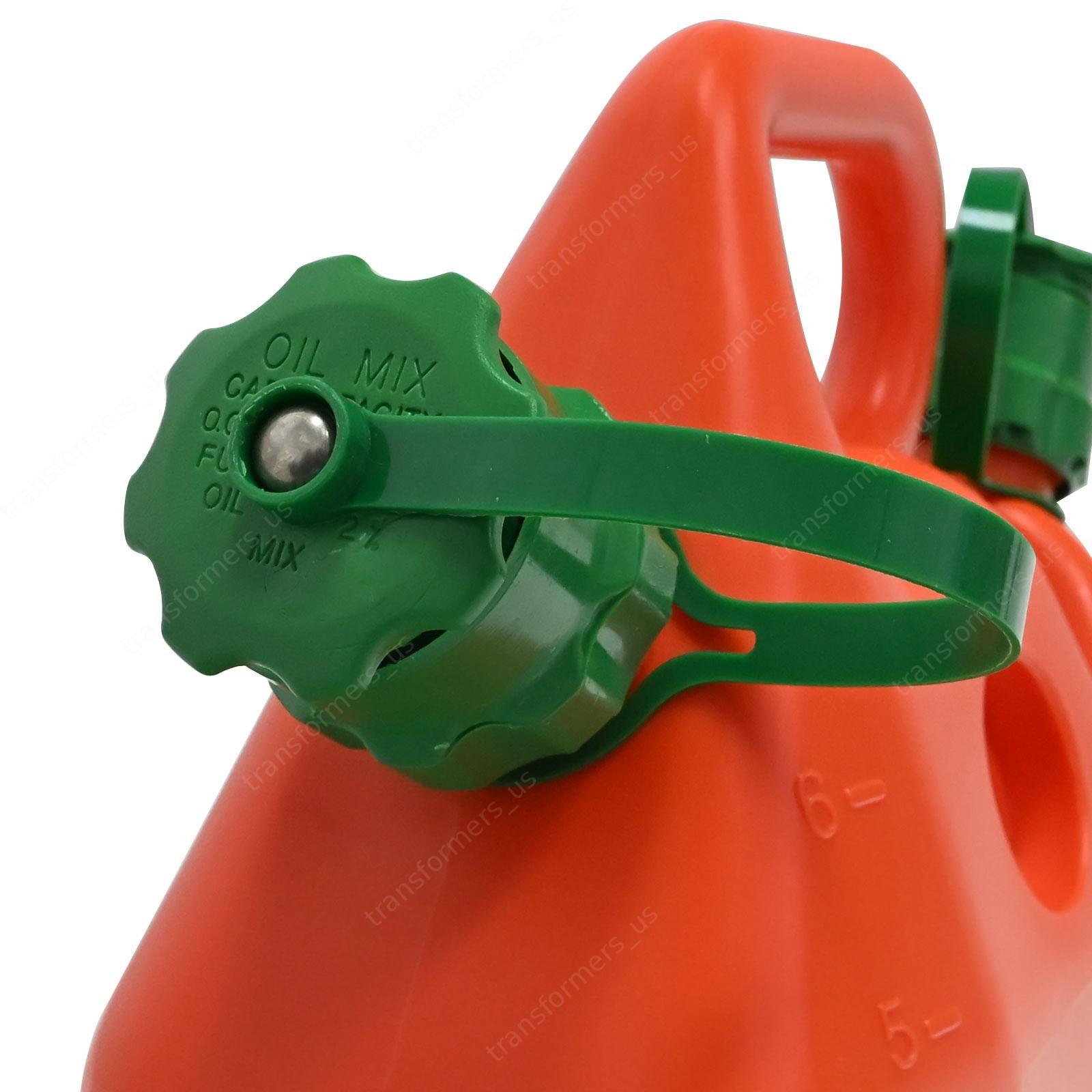 New 6L Gas + 2.5L Oil Dual Storage Fuel Can For Husqvarna Chainsaw Orange US