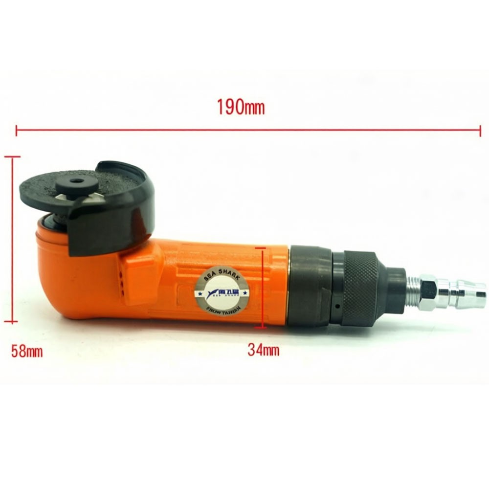 2-inch Pneumatic Angle Grinder 15000 RPM Polishing Stepless Speed Control