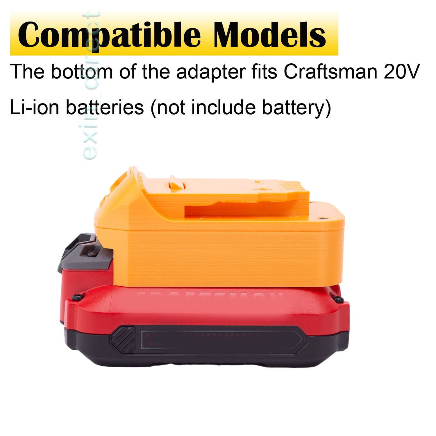 Adapter For Craftsman v-20 20V Lithium Battery to for Dewalt 20V Max Tools Use