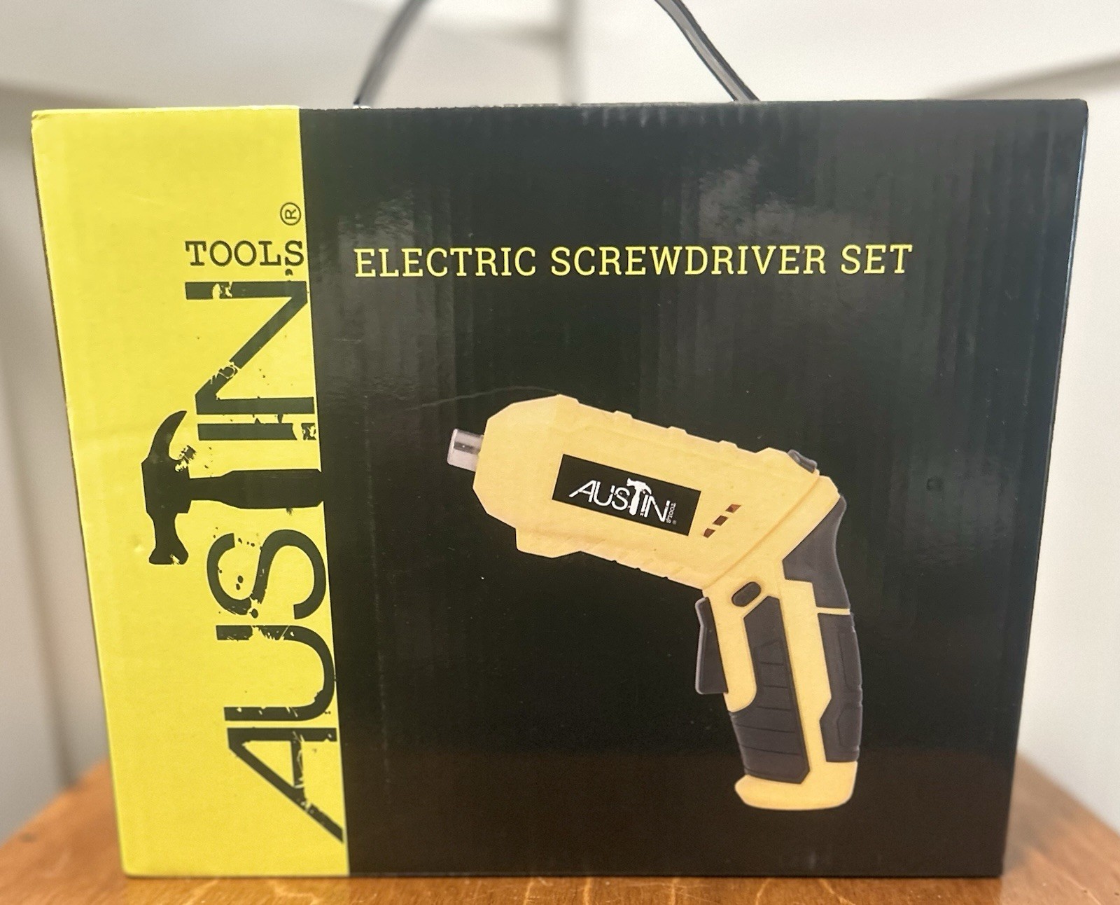 AUSTIN Tools AT-603-YWBK 3.6V 1300mAh Electric Screwdriver Set w/ Case