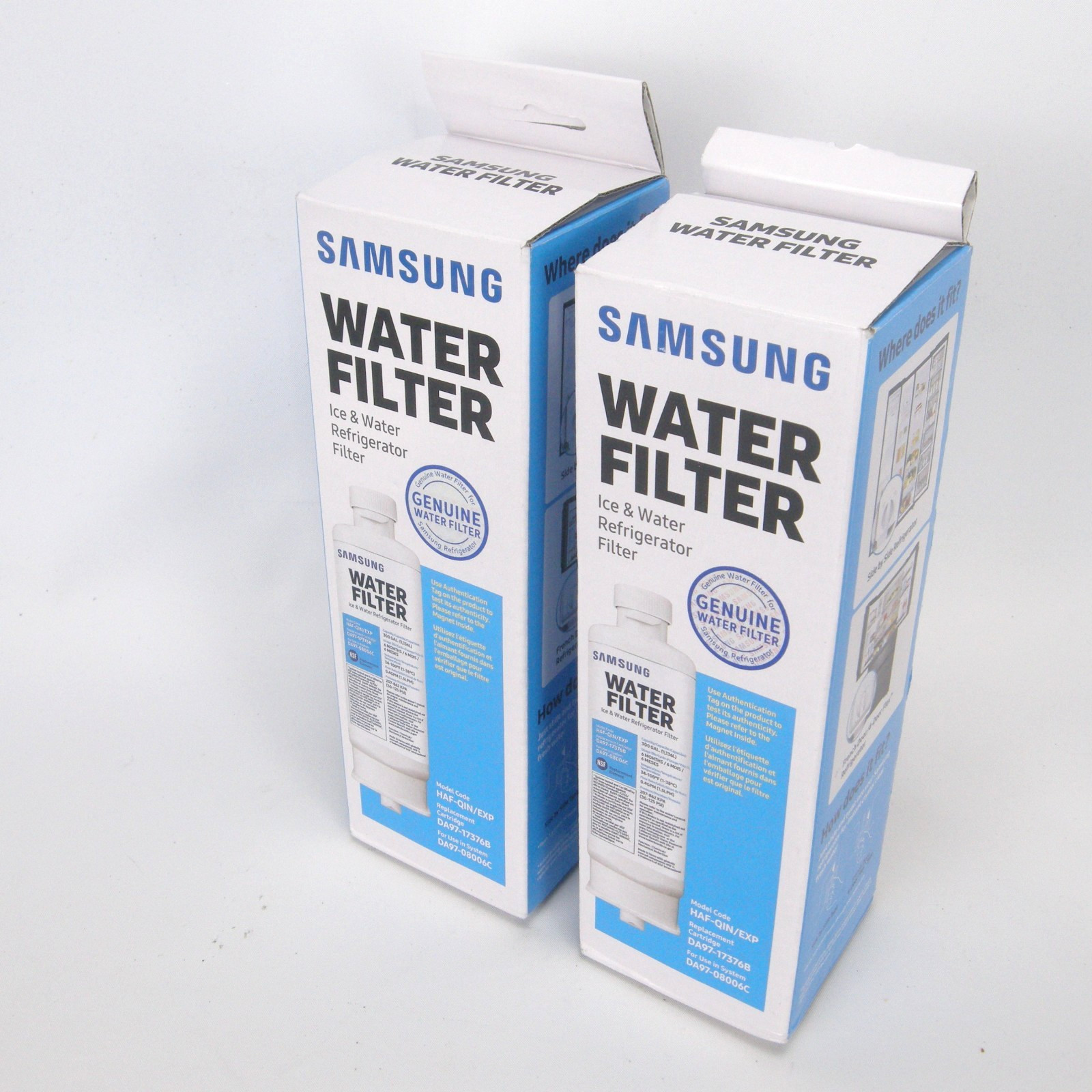 Samsung Genuine Water Filter 2 Pack For Refrigerator HAF-CIN/EXP DA29-00020B
