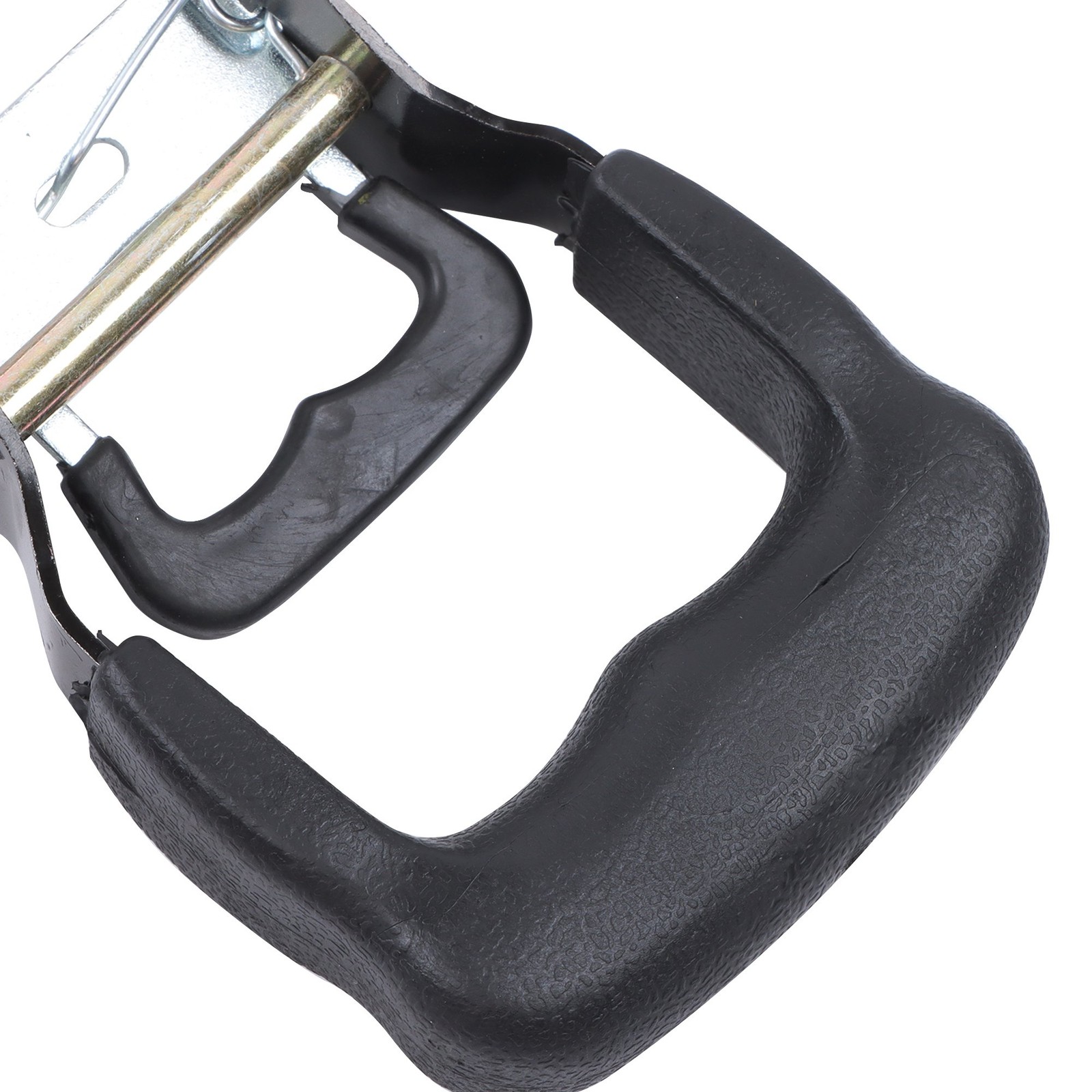 Steel Ratchet Strap 4 Pcs Black Fracture Strength 5208lbs 1.6in*8ft with S Hooks