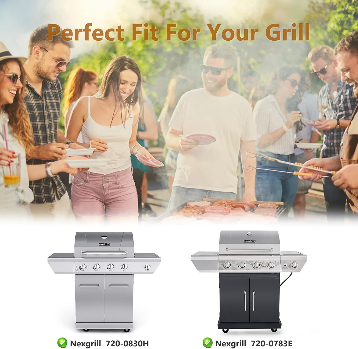 Replacement Parts for Nexgrill 4 Burners 720-0888 720-0888N 720-0830H Gas Grill