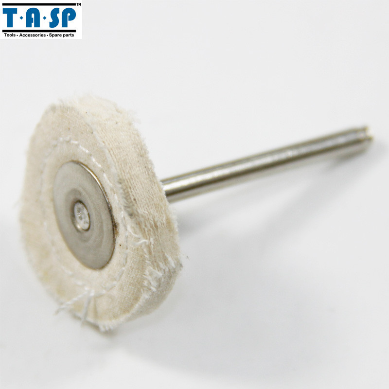 Dremel Mandrel Cloth Wheel Polishing Buffing Metals 1/8″ 3.2mm Shank ( 10PC )
