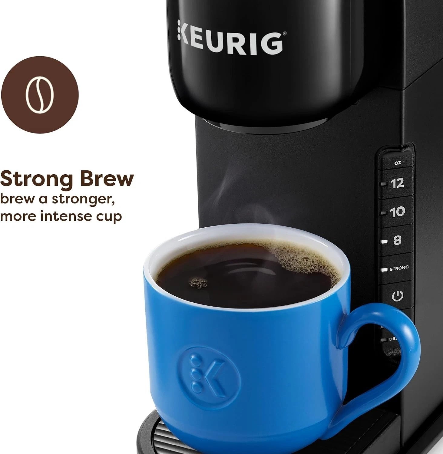 Convenient Strong Brew Coffee Maker with 42oz Reservoir – Travel Mug Friendly