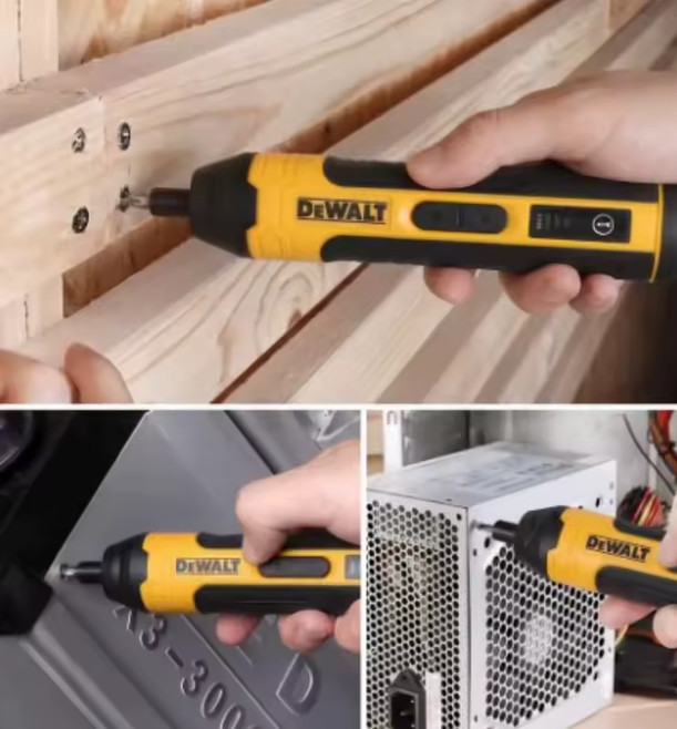 New DEWALT Cordless Electric Screwdriver 1300mAh USB Rechargeable Free Shipping
