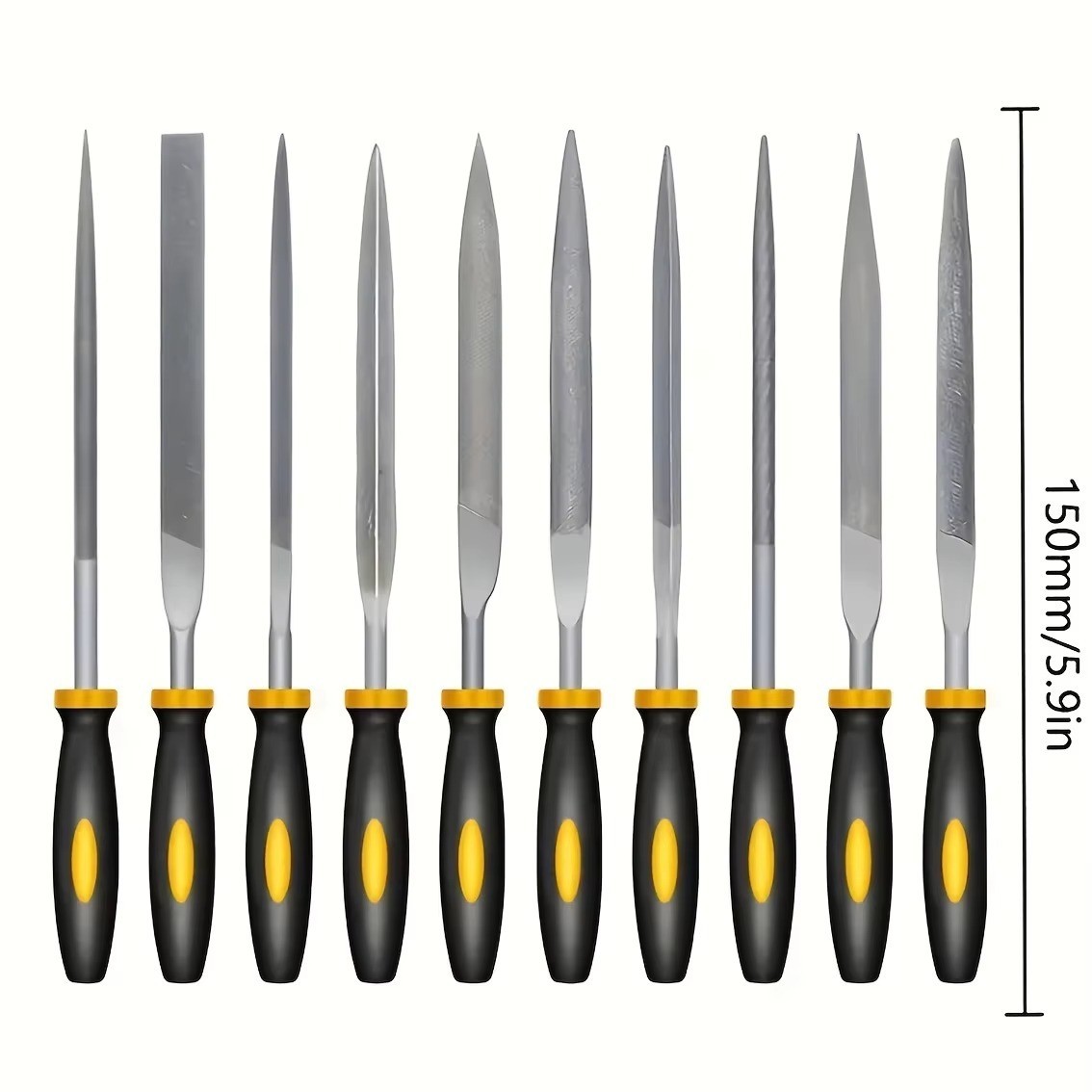 5Pcs Metal Needle File Set Small Hardened Carbon Steel File Mini Hand Metal Tool
