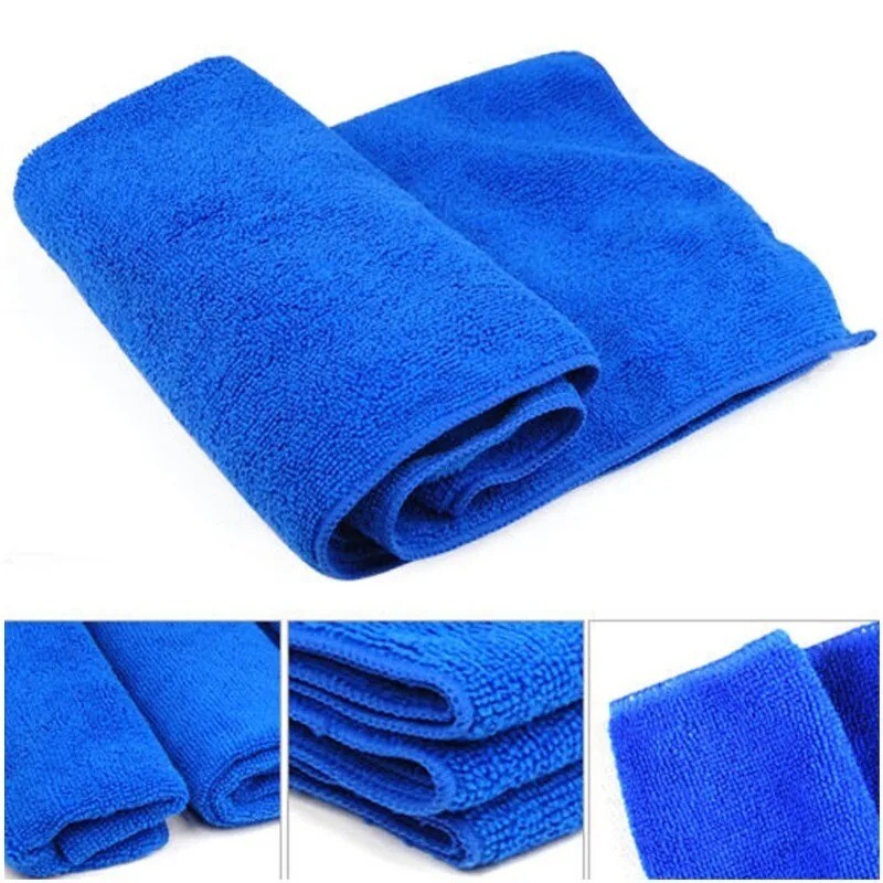 20-40Pcs Microfiber Cleaning Cloth No-Scratch Rag Car Polishing Detailing Towel