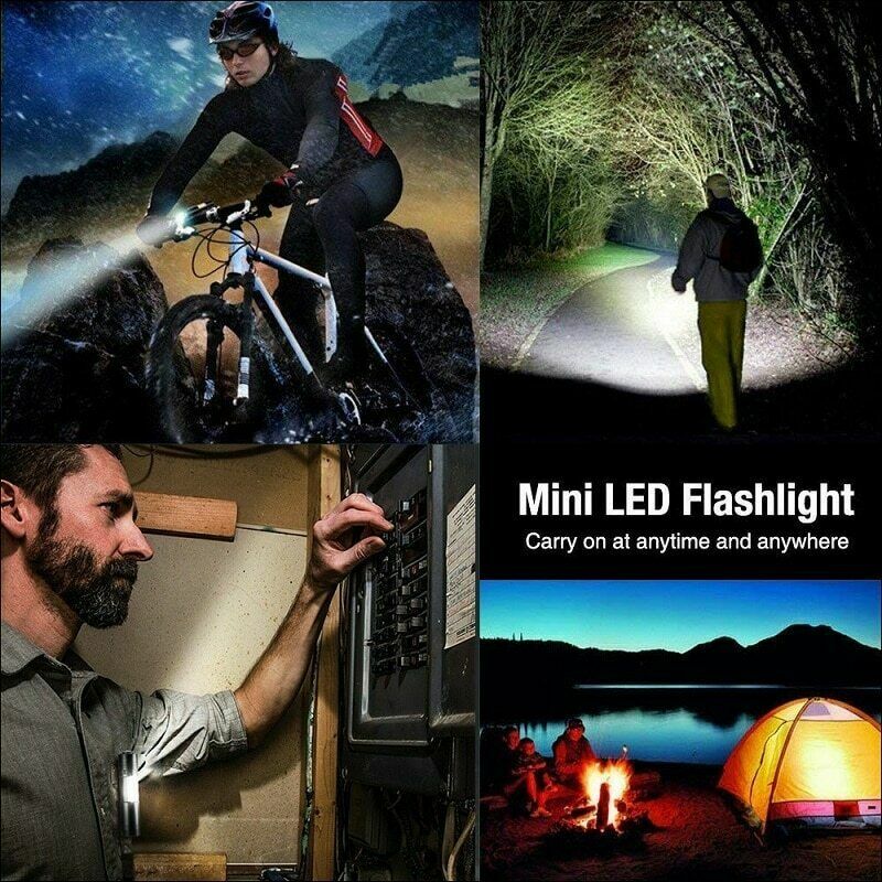 Rechargeable 990000LM LED Flashlight Tactical Police Super Bright Torch Zoomable