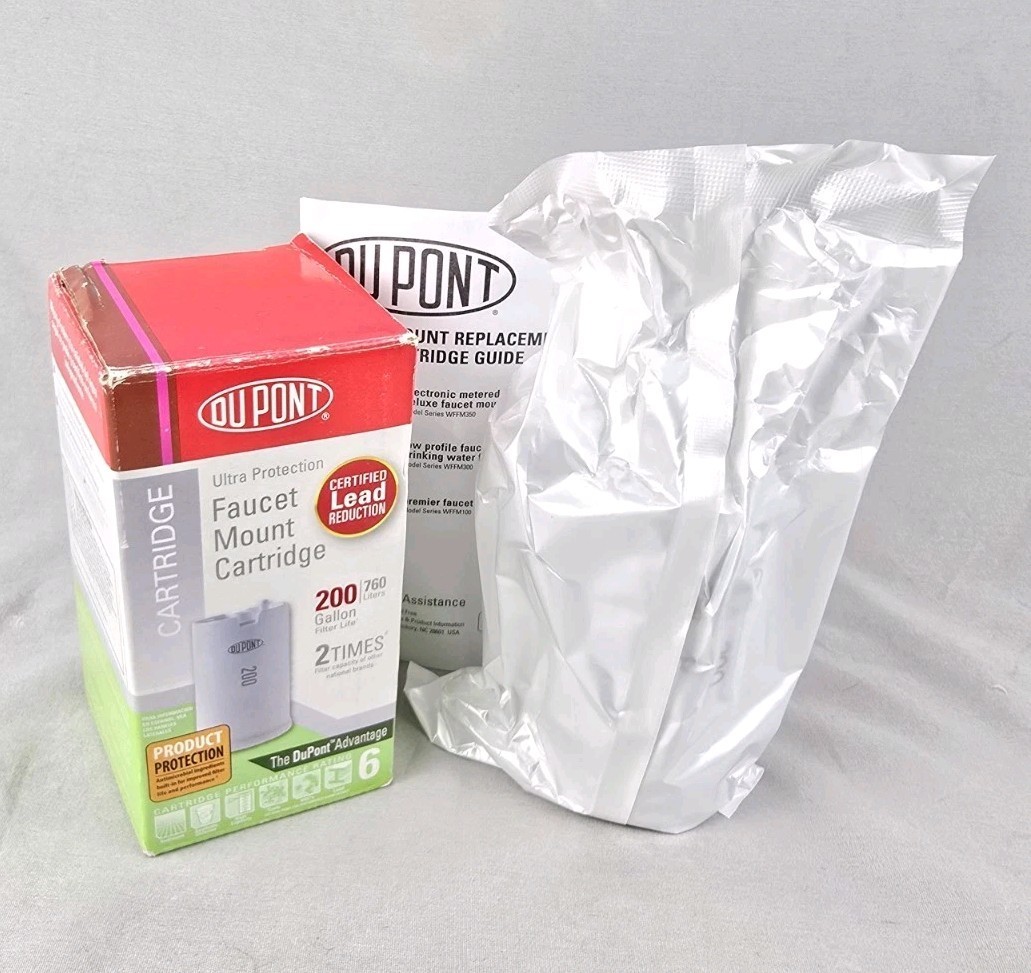 New Dupont Faucet Mount Cartridge Model WFFMC300 Lasts up to 3 months 200 Gallon