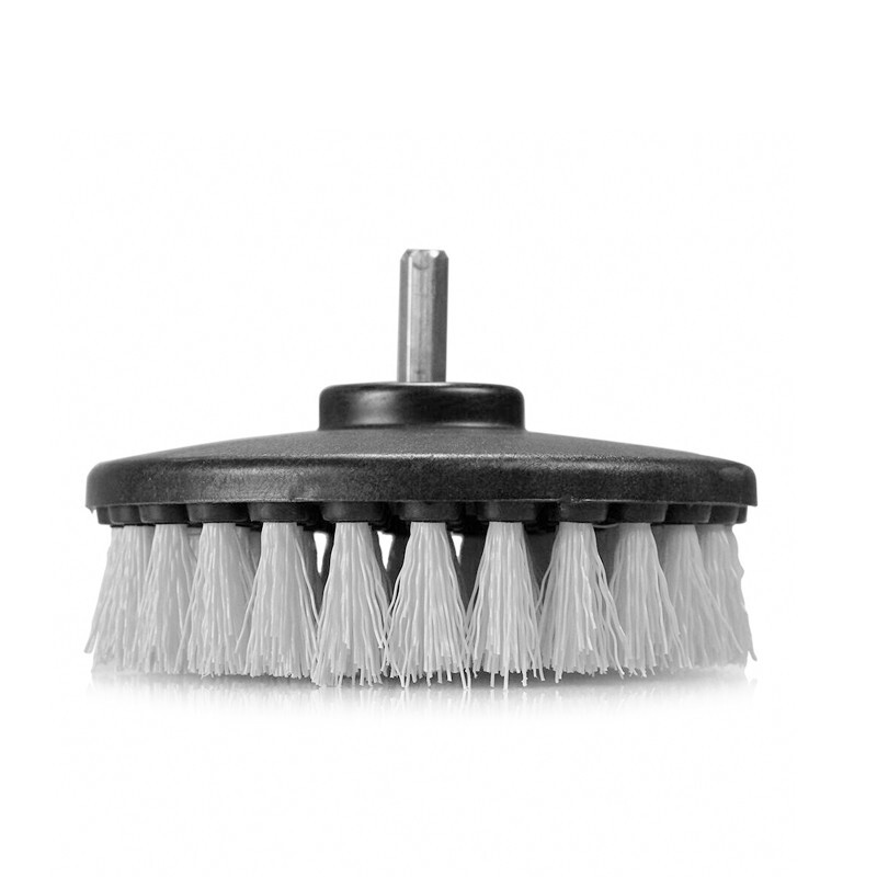 Carcarez Drill Brush Soft Bristle Use w/Power Drill Upholstery Cleaning