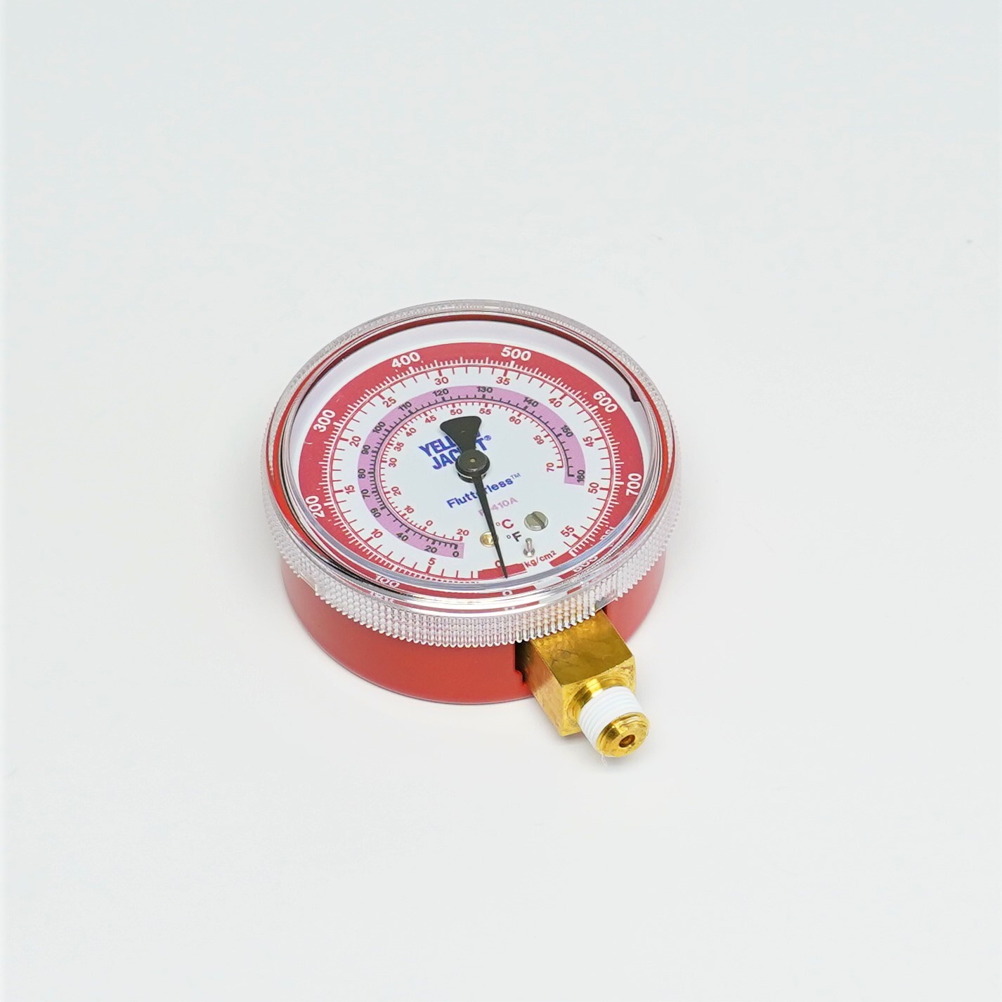 Yellow Jacket 49035 Manifold 2-1/2″ Red Pressure Gauge for R-410A