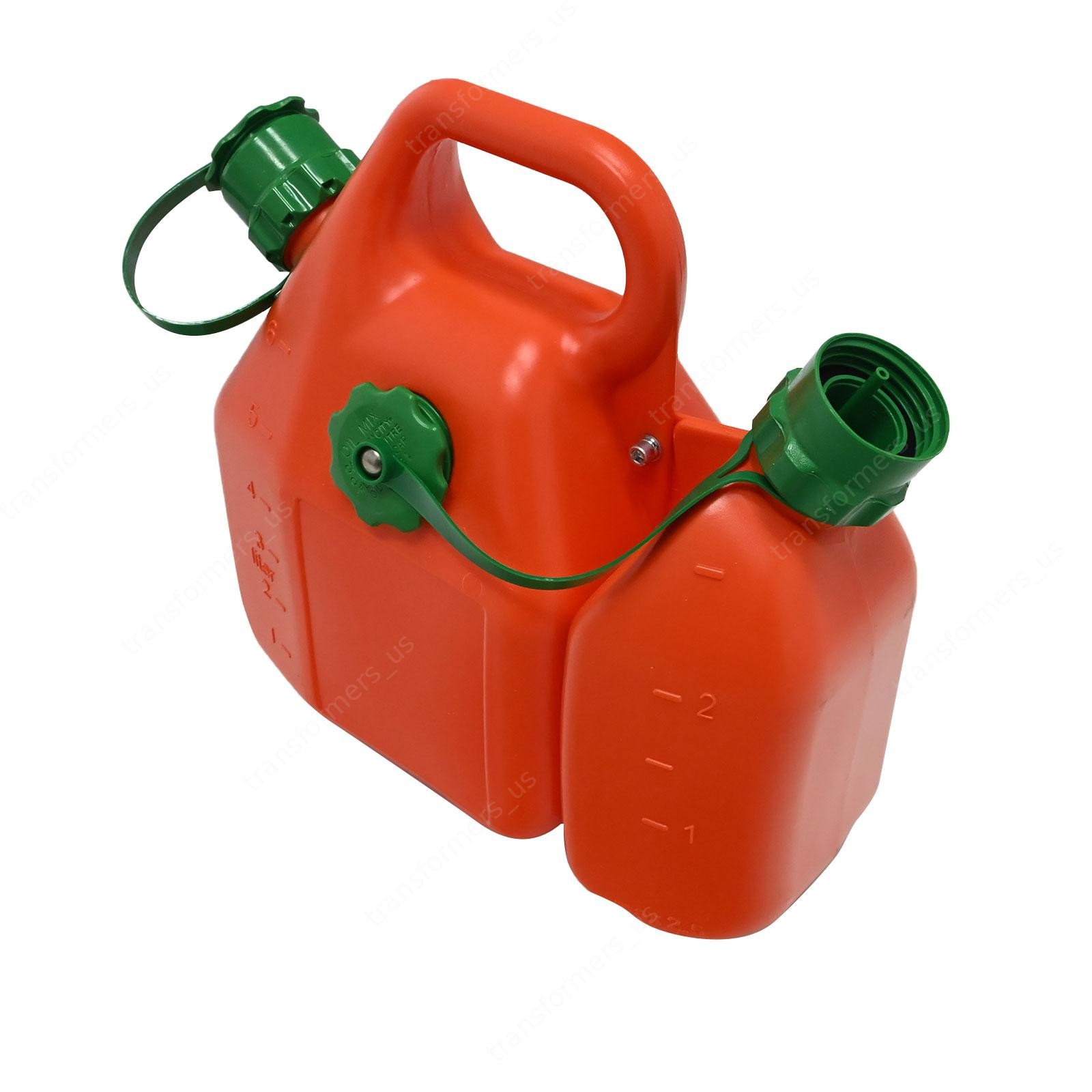 New 6L Gas + 2.5L Oil Dual Storage Fuel Can For Husqvarna Chainsaw Orange US