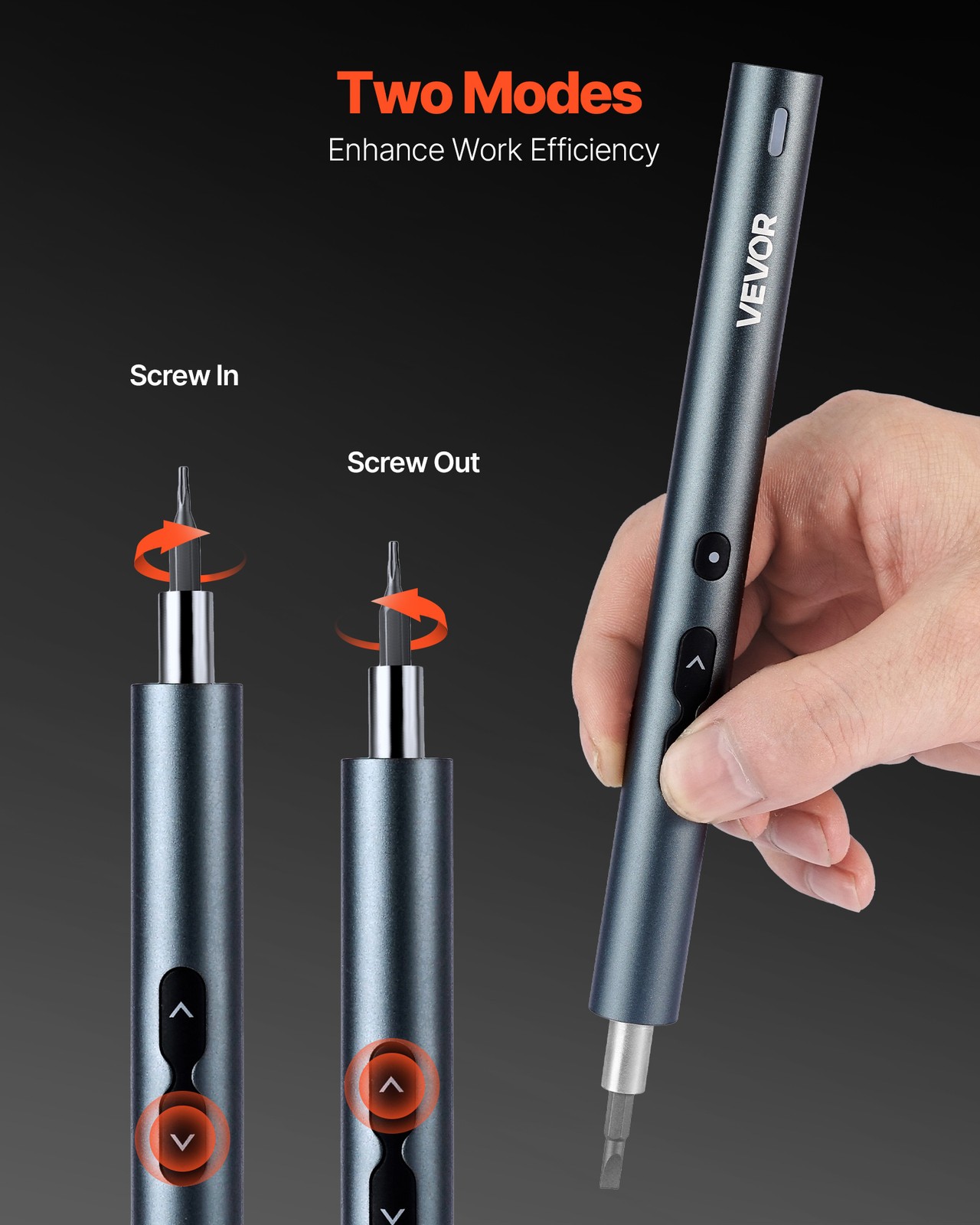 VEVOR Electric Precision Screwdriver Set Mini Electric Screwdriver with 48 Bits