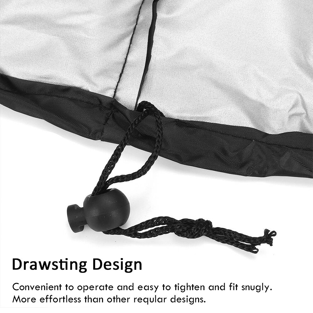 32-inch Patio Round Fire Pit Cover Waterproof UV Sun Protector Grill BBQ Covers
