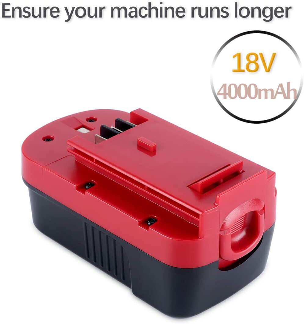 2X Battery for Black and Decker HPB18 18Volt HPB18-OPE /18V-24V Battery Charger