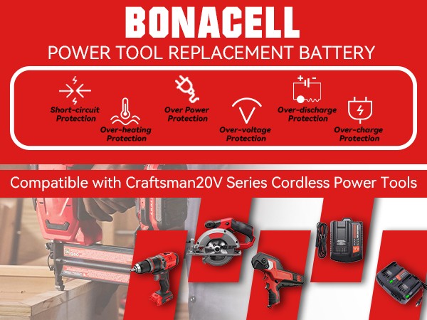 2X For Craftsman V20 Battery CMCB205 CMCB206 CMCB203 CMCB202 20V 8.0ah Battery
