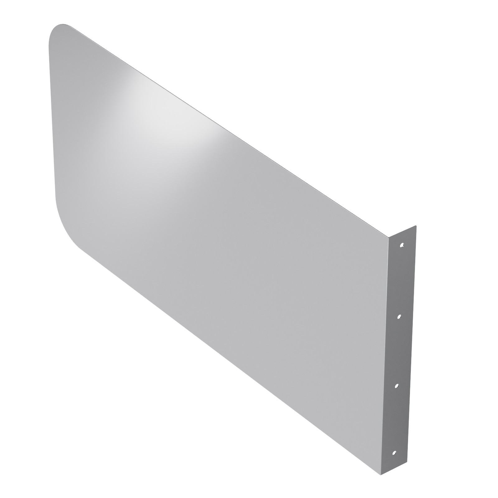 24 in. x 12 in. Stainless Steel Wall Mount Splash Guard