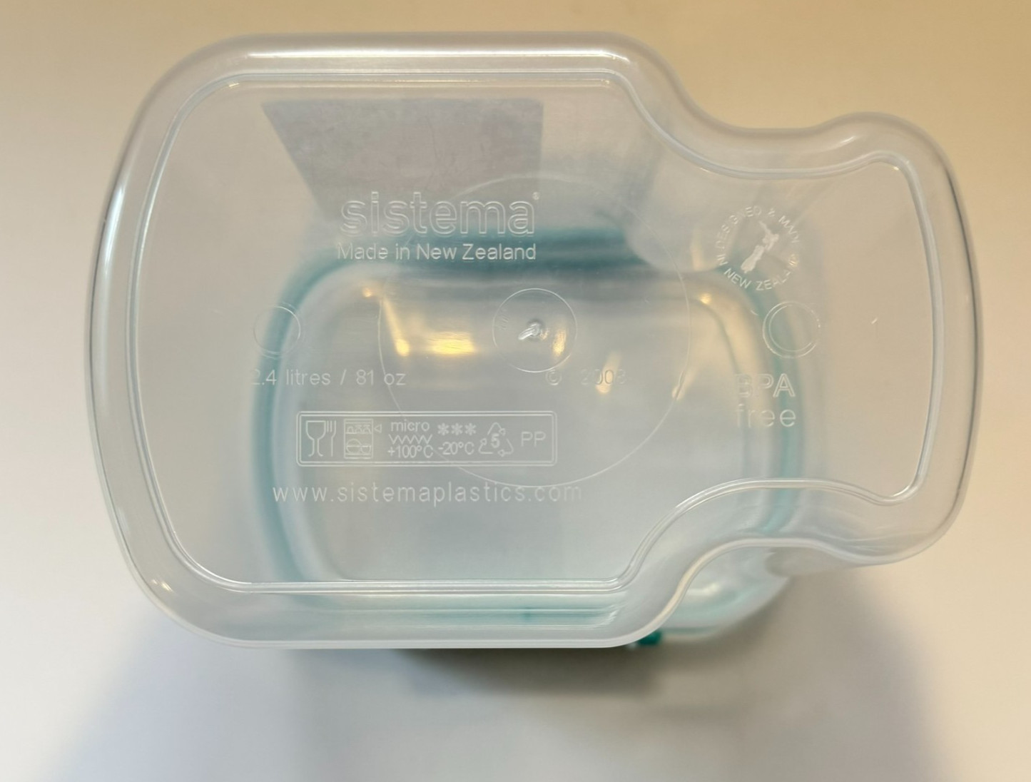2 Pack – Sistema 2.4 L Sugar Container Bake It Phthalate BPA Free New Zealand