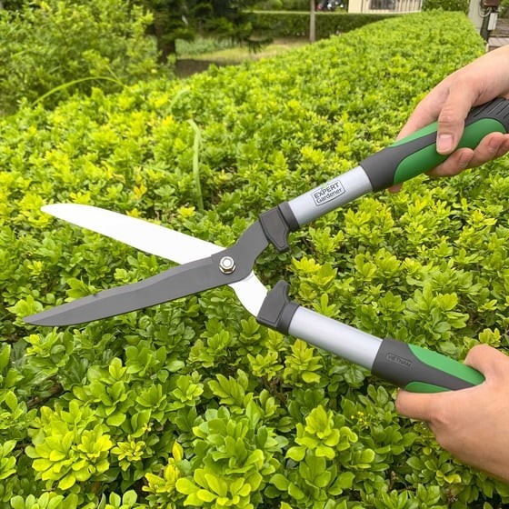 20 Inch Garden Hedge Shears Green and Black Landscape Trimming Scissor