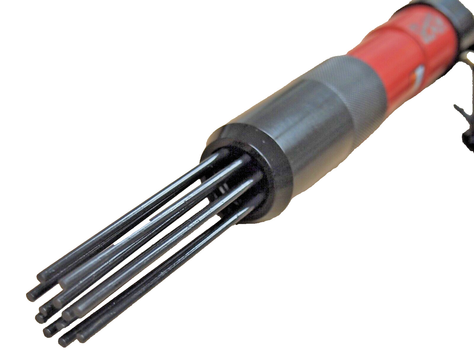 12″ Air Pneumatic Compact Needle Scaler 5000BPM 12 Needles Remove Paint Rust
