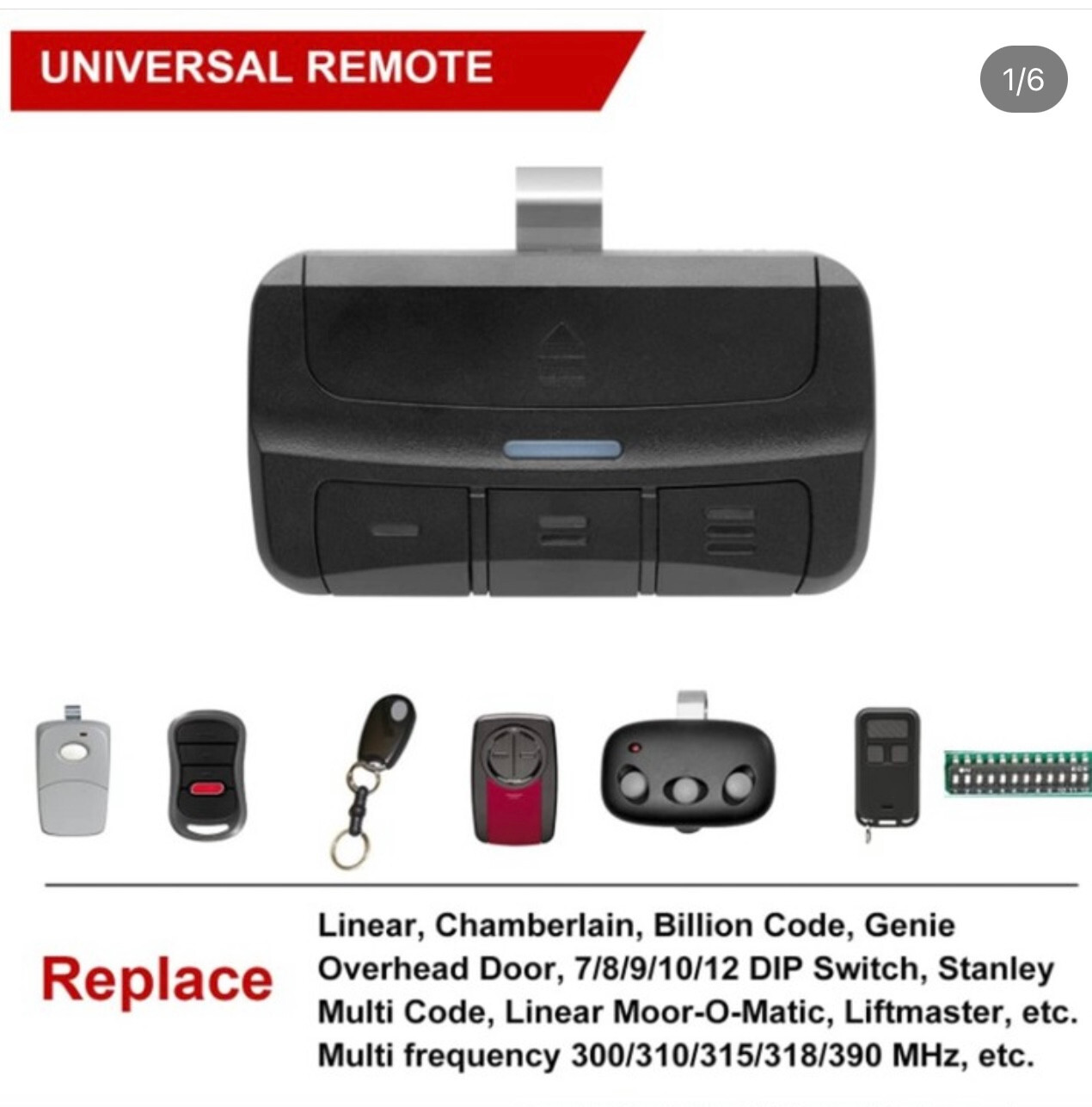 gate opener remote control universal