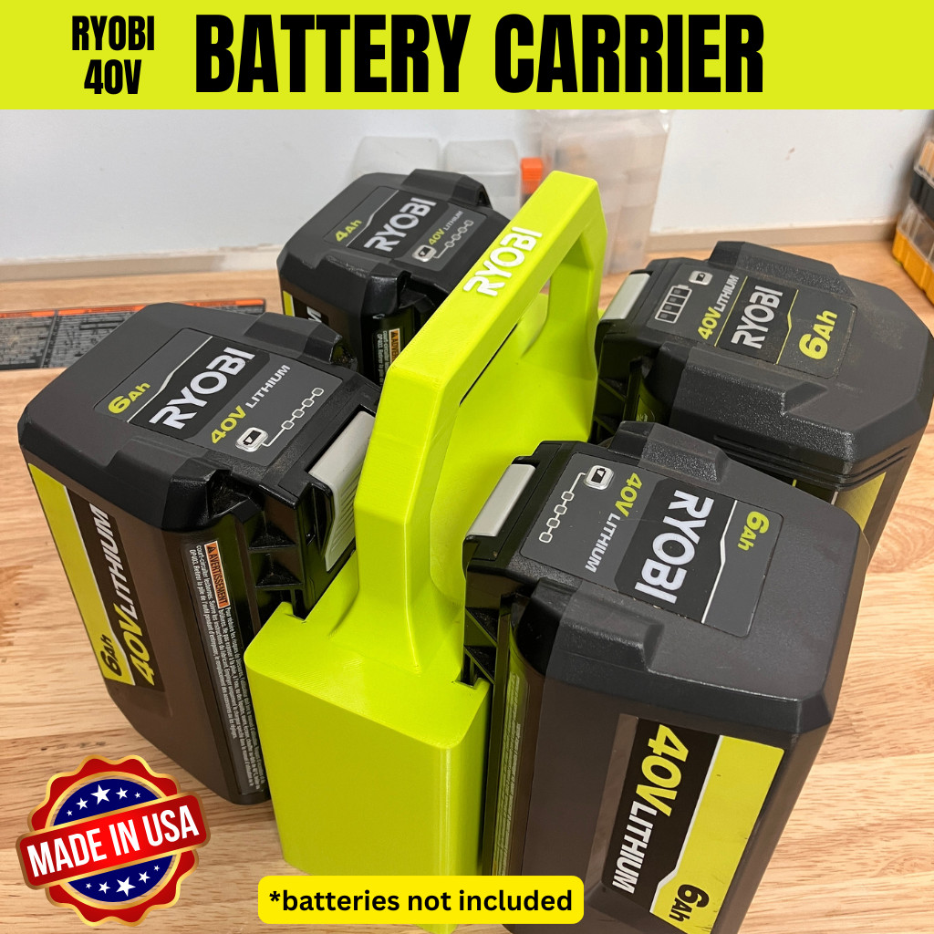RYOBI 40v Battery Caddy/Carrier/Holder/Storage 4 battery