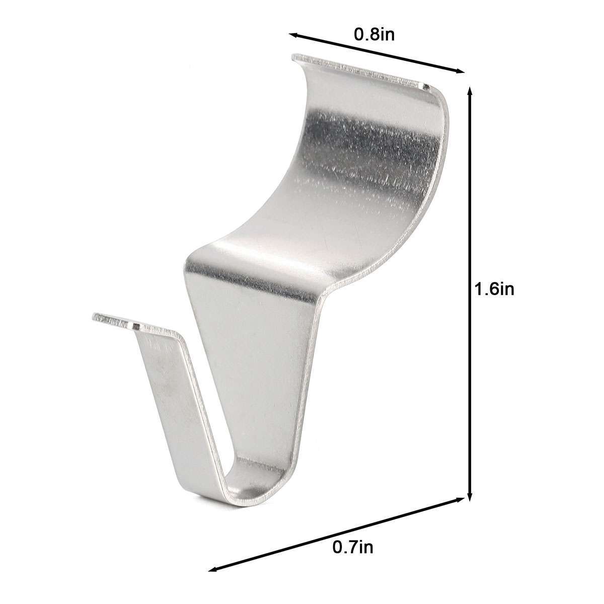 10pcs Vinyl Siding Hooks Low Profile Heavy duty No-Hole Hangers No Drilling