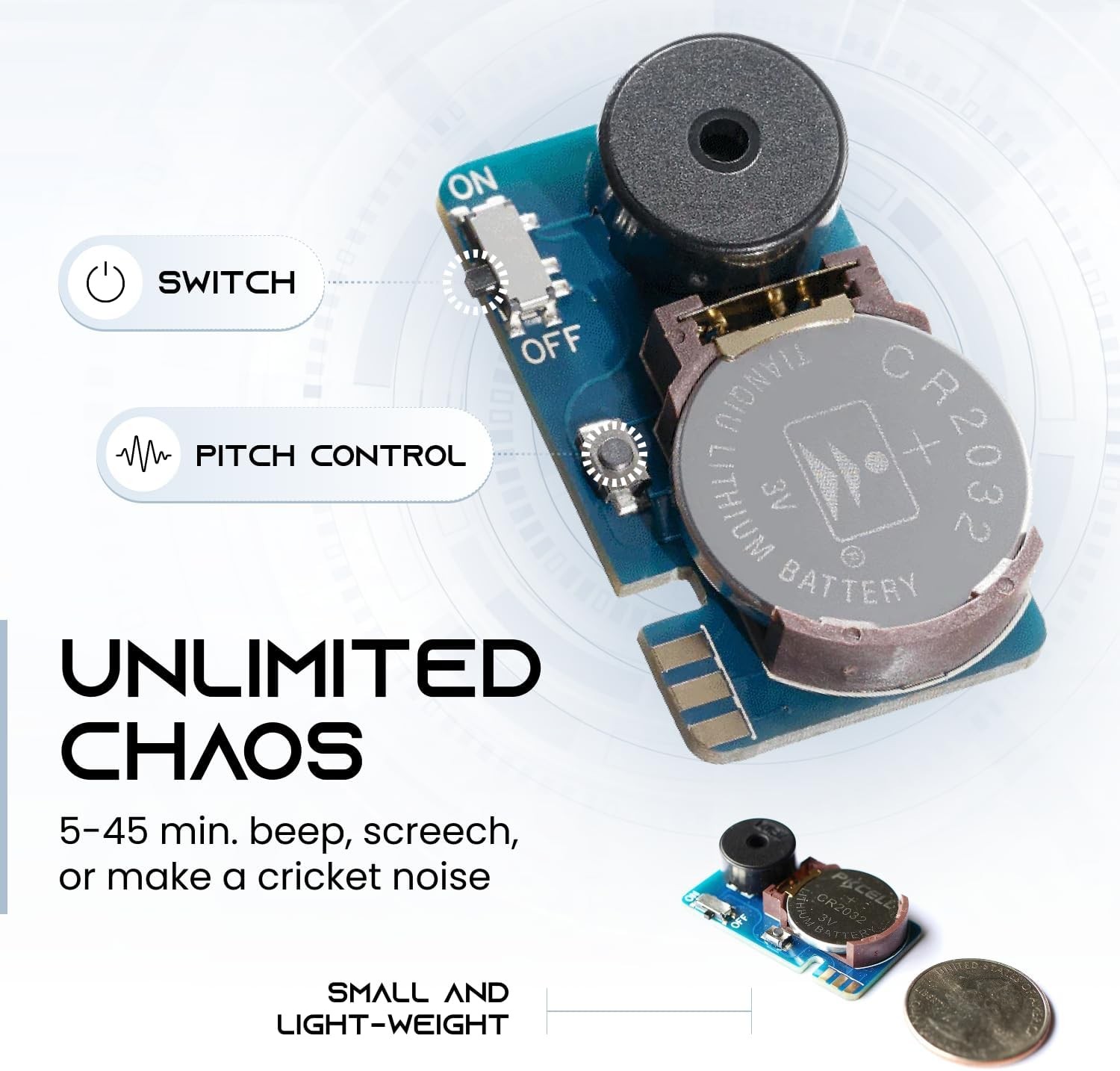 AnnoyingPCB – The Prank Device That Won’t Stop Beeping for 3 Years