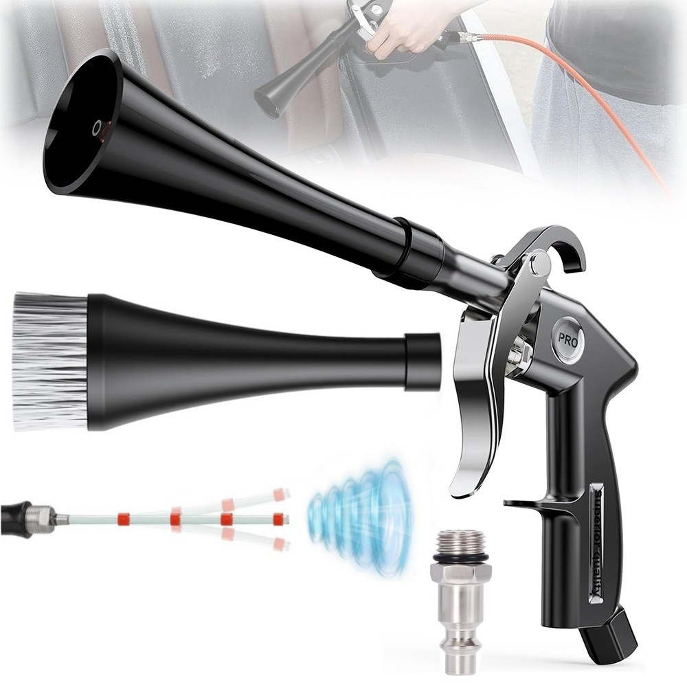 Air Cleaning Gun High Pressure Blow Dust Car Interior Detailing Tool US