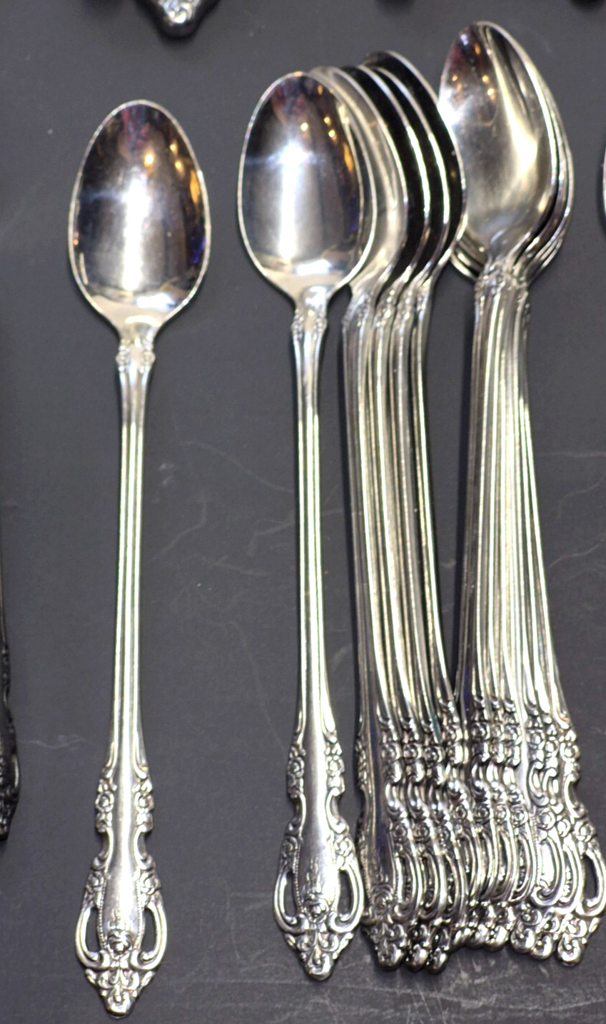 Vintage Oneida Community Brahms Flatware 144 Pieces See Description For List