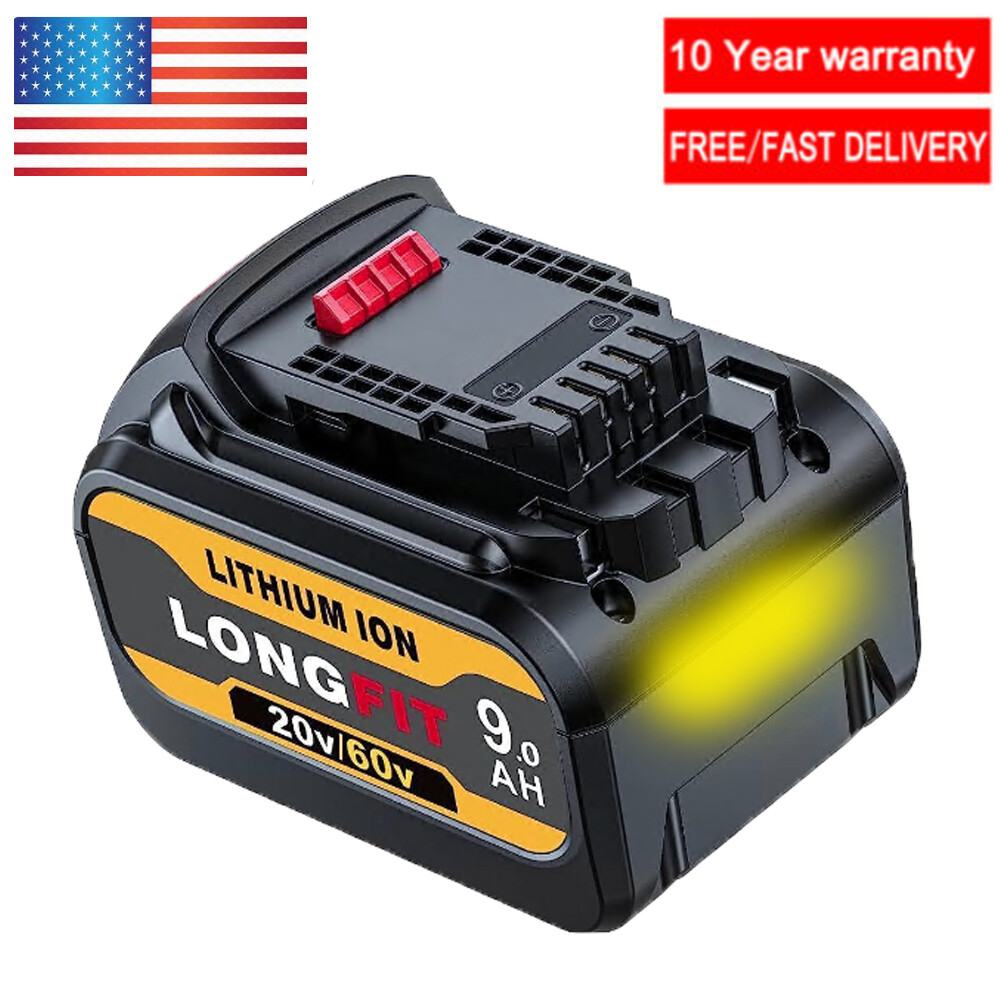 For DEWALT DCB609 20V/60V MAX FLEXVOLT 9AH Li-Ion Battery DCB612 DCB606 60VOLT