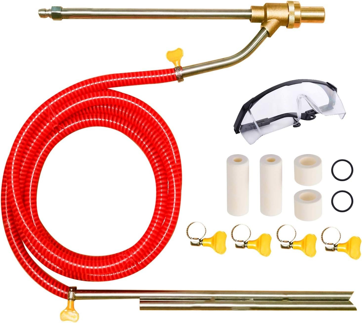 Pressure Washer Sandblasting Kit 5000 PSI Wet Abrasive Sandblaster Attachment wi