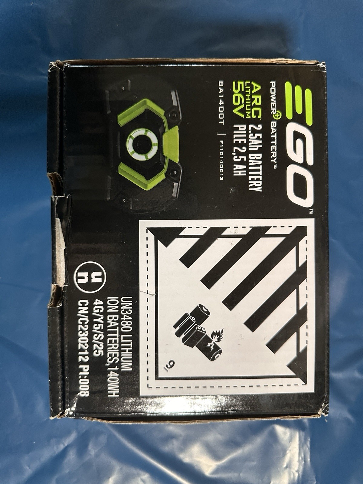 EGO Power+ Battery 56V 2.5Ah, ARC Lithium Technology, Fuel Gauge – BA1400T