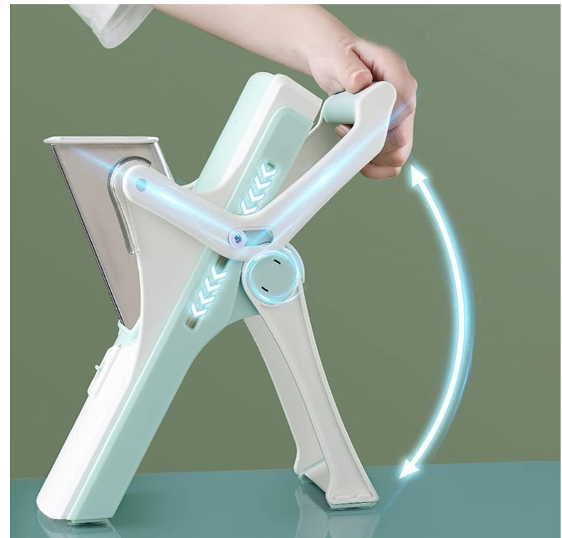 Safe Multifunctional Mandoline Slicer 5 in 1 Vegetable Chopper, Pro Food Chopper