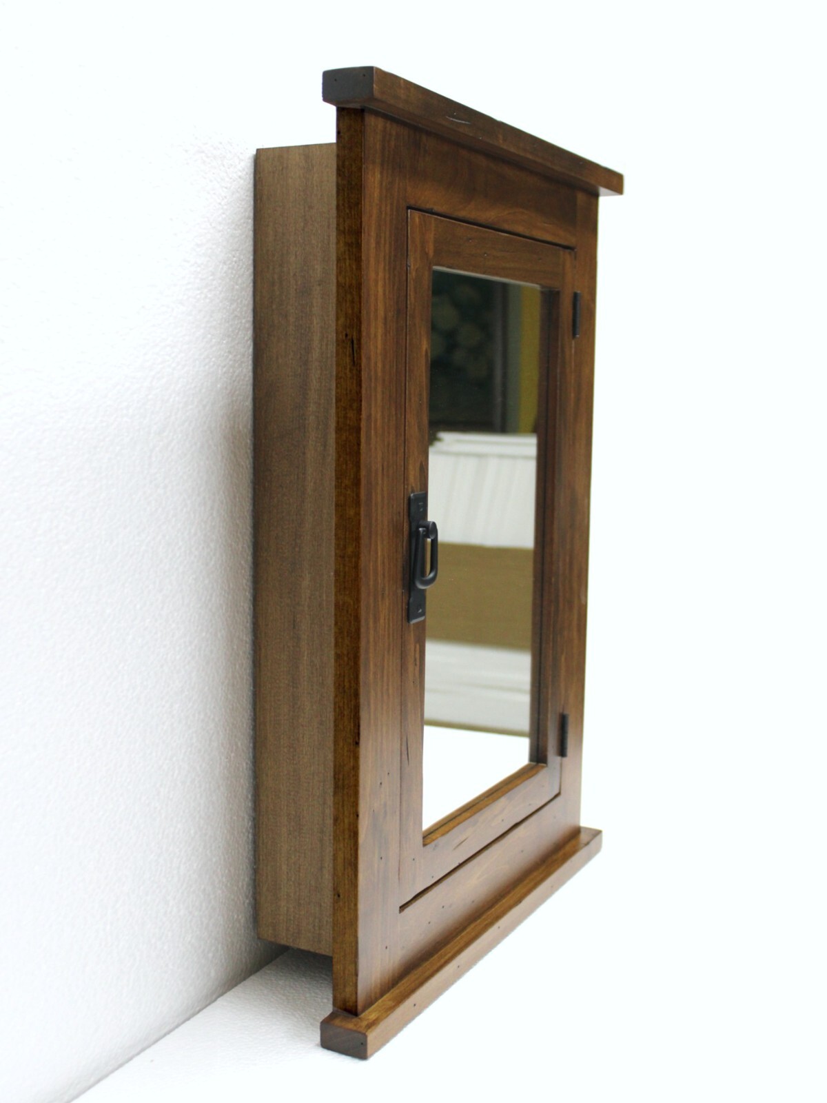 Rustic Mission Recessed Medicine Cabinet / Medium Finish / Handcrafted