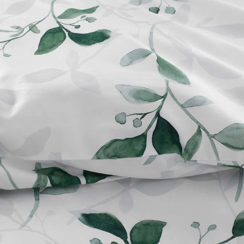 Legends Hotel Botanic Meadow Premium Smooth Wrinkle-Free Sateen Bed Sheet Set