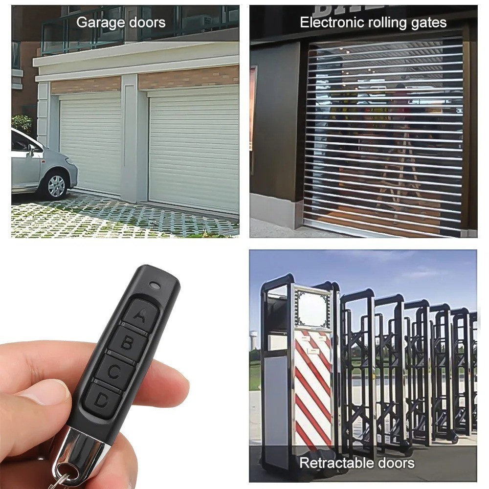 433MHz Universal Garage Door Remote Control Cloner Auto Copy Key Fob Duplicator