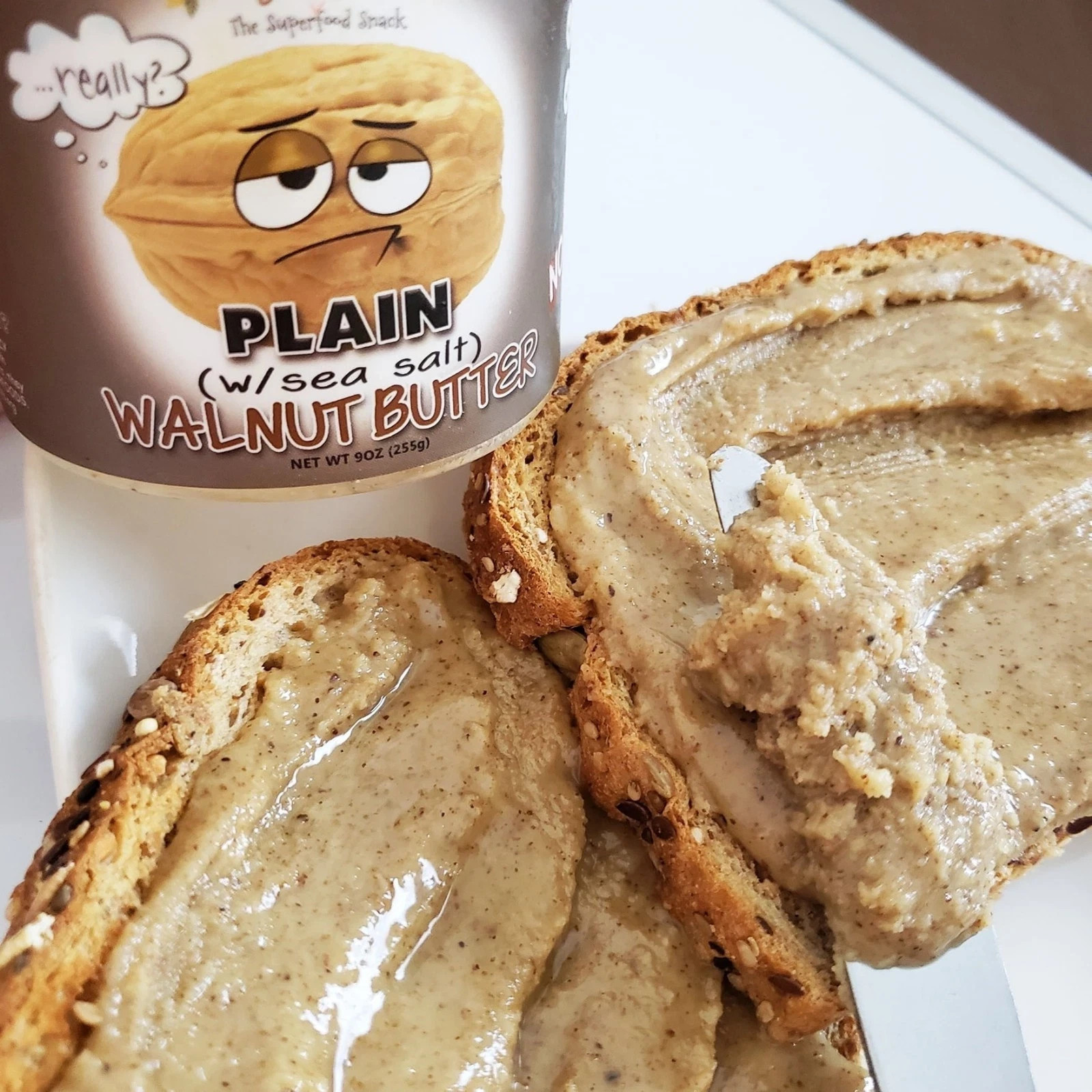 Crazy Go Nuts CGN Plain Walnut Butter with Sea Salt
