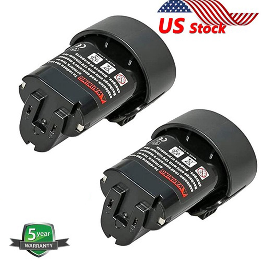 2X For Makita BL1014 4.8Ah Lithium-Ion Battery BL1013 10.8V 195332-9 194550-6
