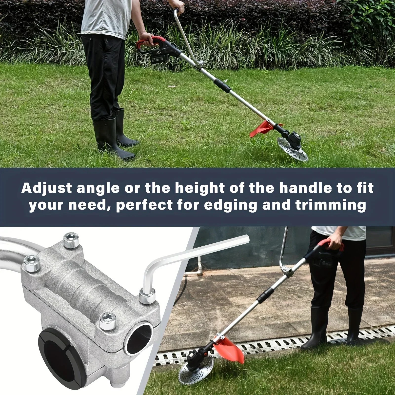 Ergonomic Trimmer Grip String Trimmers Handle Weed Eater Handle Extension Tools