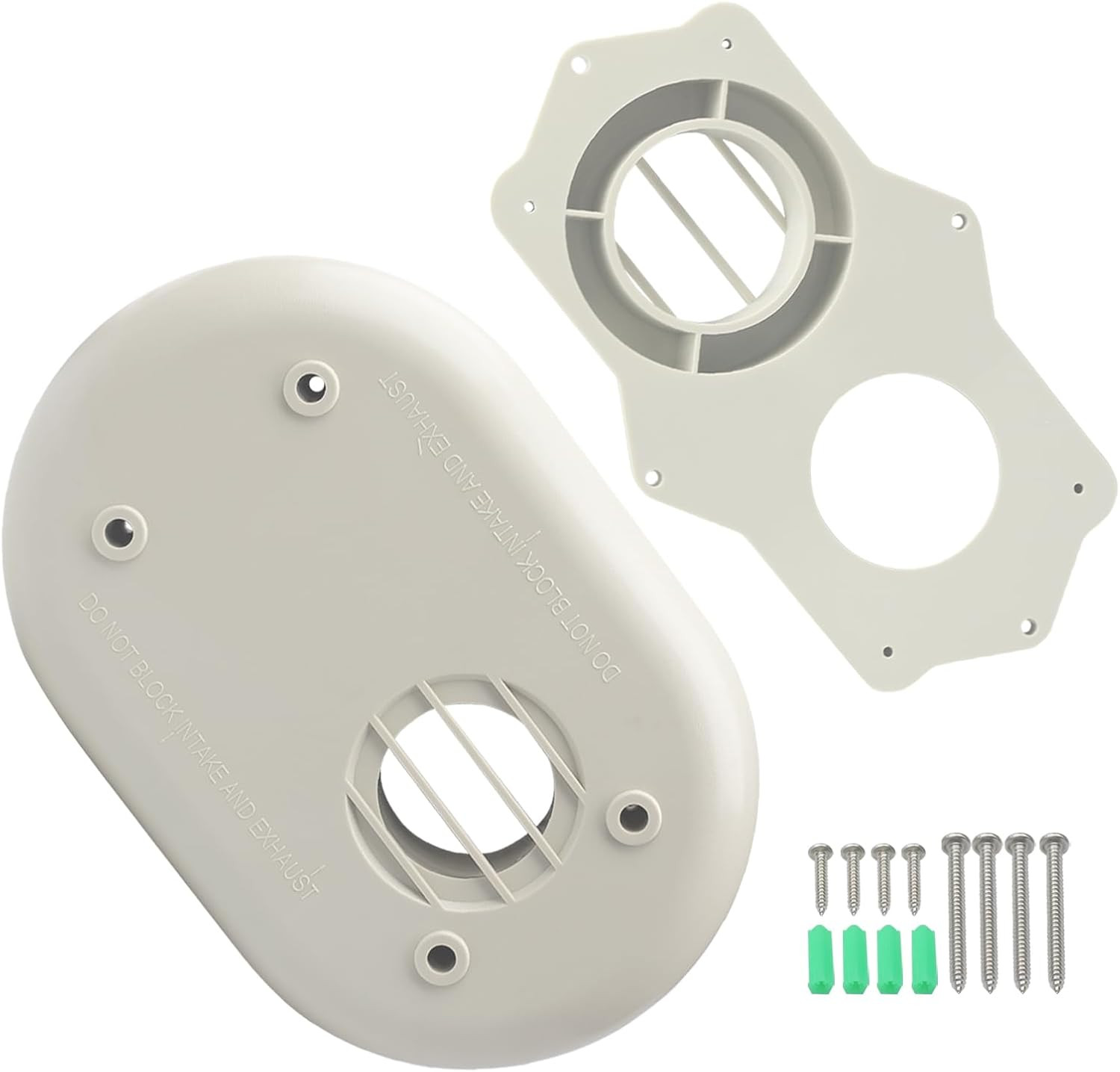 SP20285 Horizontal Vent Termination Kit with Screws for Tankless Gas Water Heate