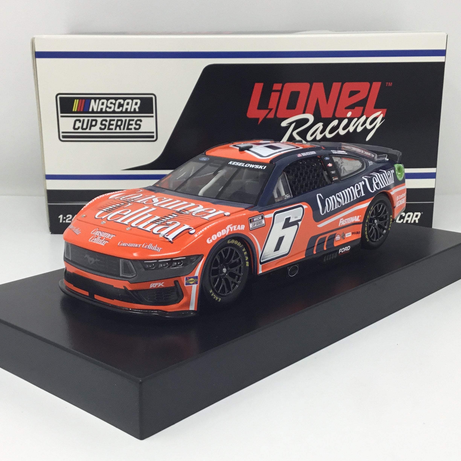 Brad Keselowski 2024 Consumer Cellular Foil Number 1:24 Diecast