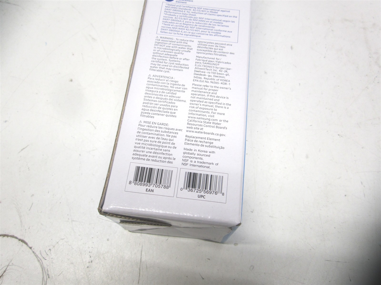 Samsung DA29-00020B HAF-CIN/EXP French Door Refrigerator Water Filter – Lot of 6